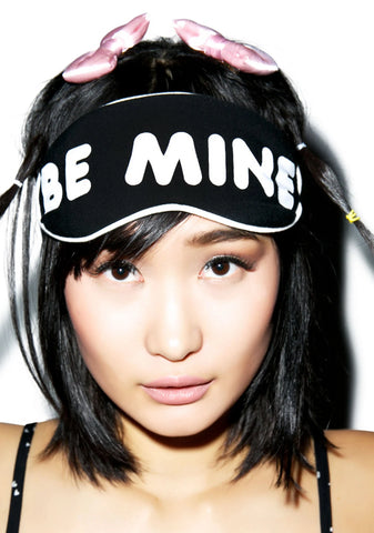 Be Mine Eye Mask - Pink