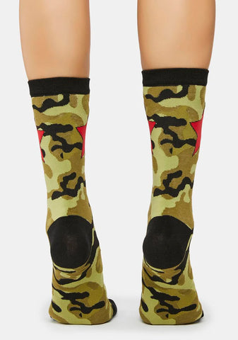 Untimely Premonition Crew Socks
