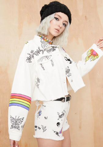 Drawn To You Denim Jacket