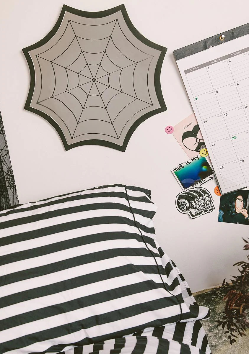 Web Of Lies Wall Mirror