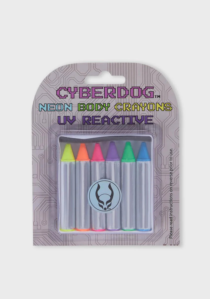 Neon Body Crayons