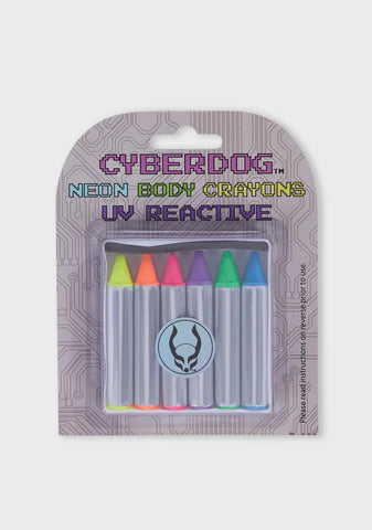 Neon Body Crayons