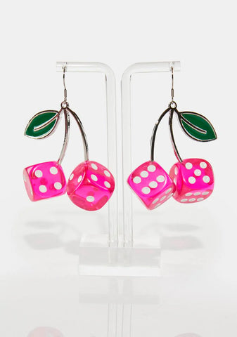 Bet My Heart Drop Earrings