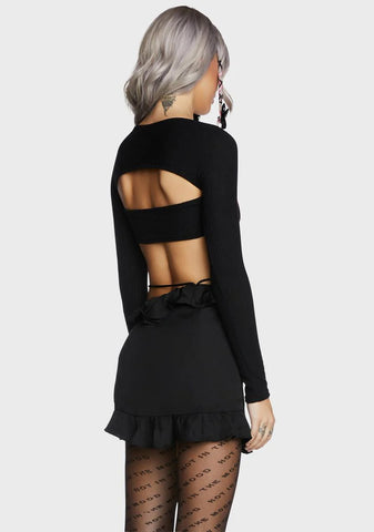 Carnival Meet Cute Micro Long Sleeve Top