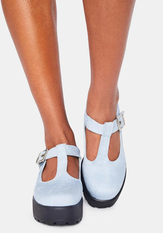 Light Blue Sai Mary Janes