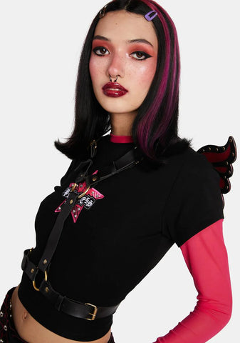 Pink Butterfly Wings Harness