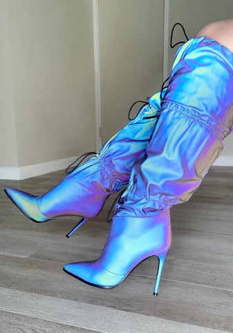 Rack It Up Reflective Boots