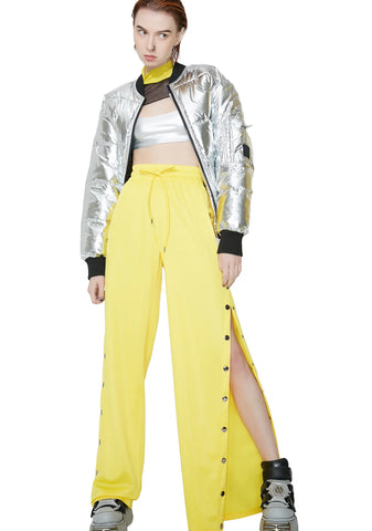 Lemon Wannabe Snap Track Pants