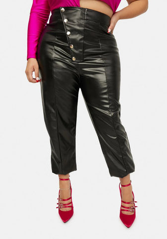 I'm Off The Grid Faux Leather Pants