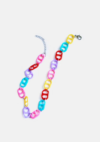 Seeking Lust Chain Link Necklace