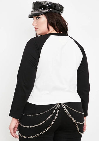 Raging Road To Hell Raglan Tee