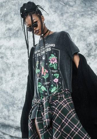 Essential Herbs Oversized Graphic Tee