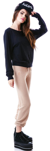 Essentials Baggy Beach Jumper - White