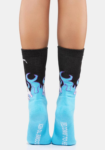 Welcome To Heck Crew Socks