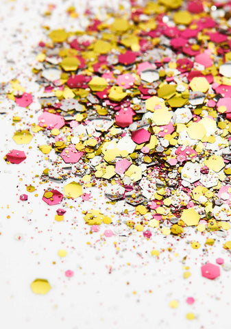 Metallic Rose Extra Chunky Bio Glitter