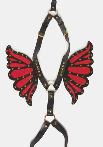 Pink Butterfly Wings Harness