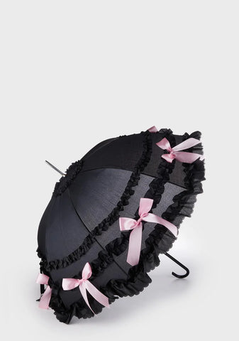 Not So Sweet Lace Trim Umbrella