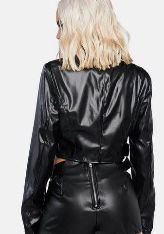 The Devil's Reject Cropped Blazer