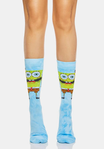 Wavy Bob Tie Dyed Socks