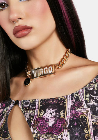 Vain Virgo Chain Choker
