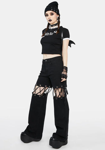 Tame The Night Cut-Out Pants