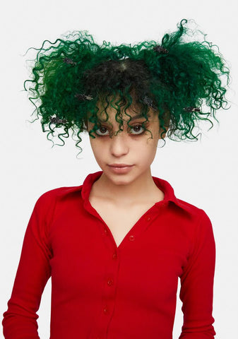 Ur Bugging Me Spider Hair Clip Set