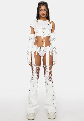 Compression Lace-Up Underbust Corset