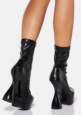 Apollo Chunky Platform Ankle Boots
