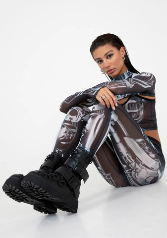 Exx Machina Sheer Leggings