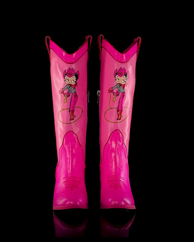 She's The Bee's Knees Cowboy Boots - Glitter