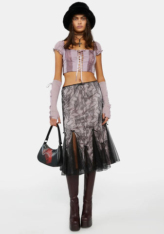 I've Been Bored Top & Arm Warmers Set