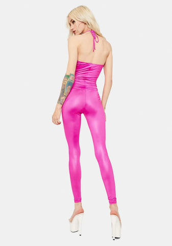 Candy Jaded Heart Cutout Jumpsuit