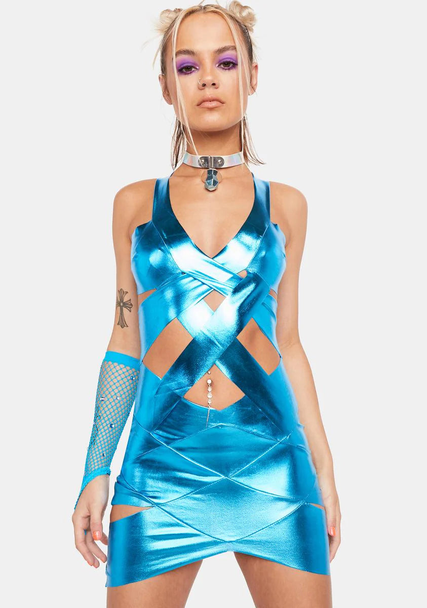 Royal My Best Thing Metallic Dress