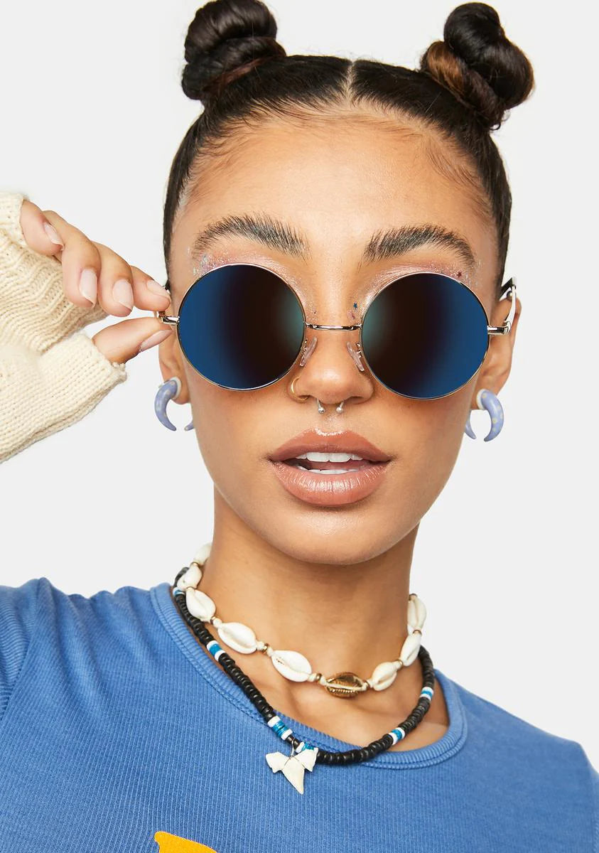 Imagine Blue Diffraction Glasses