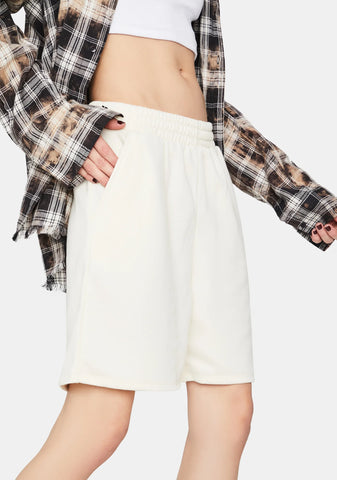 Ivory Lazy Sunday Lounge Shorts