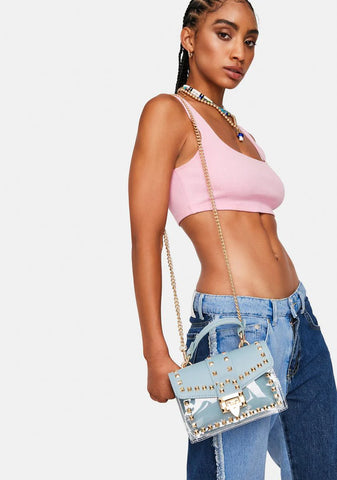 Edge Studded Handbag