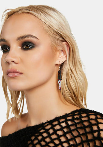 You're Next Knife Earrings