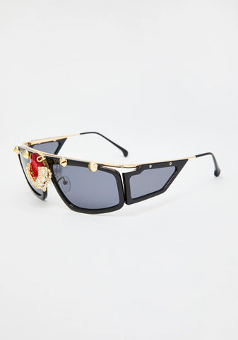 On The Grind Studded Sunglasses