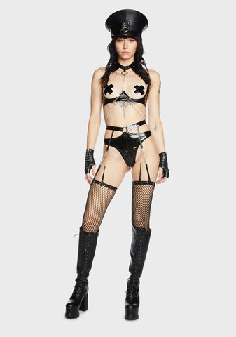 Midnight Exhibitionist Lingerie Set