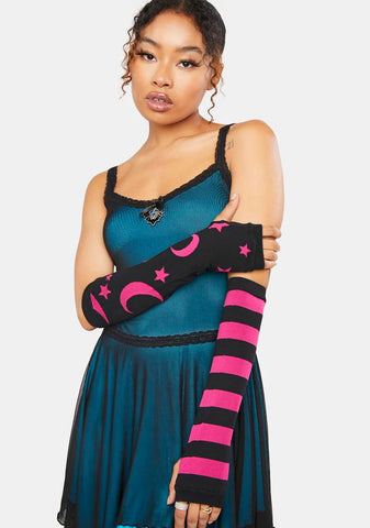 Fairycore Thrive Mismatched Arm Sleeves