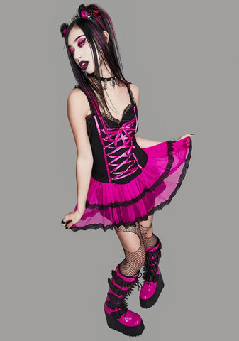 Bring Me To Life Corset Dress