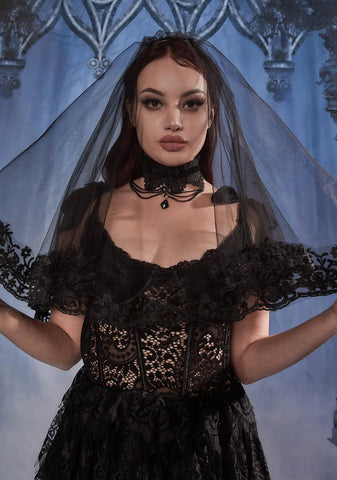 Don't Mourn For Me Lace Veil
