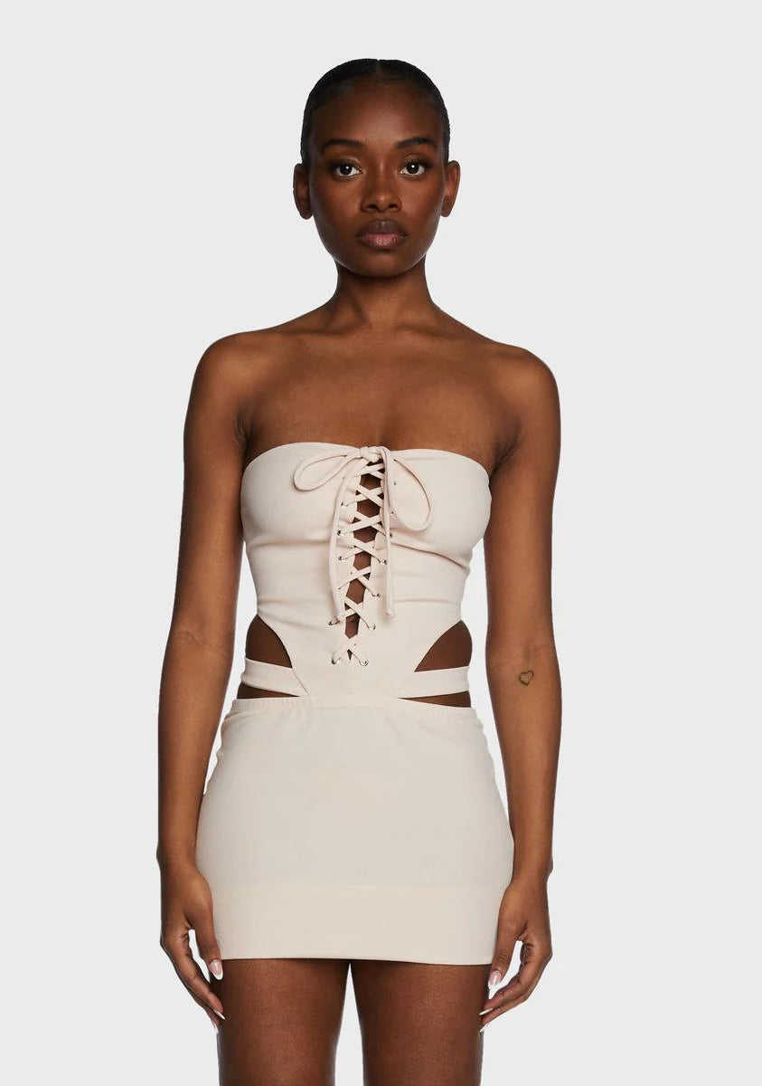 Slay The Scene Cut-Out Mini Dress