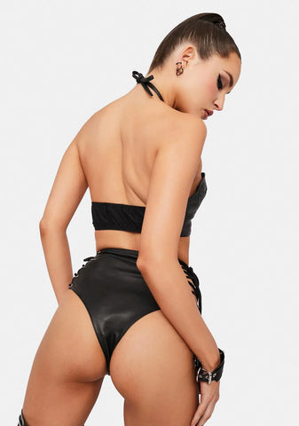 Then Make Me Lace Up Booty Shorts