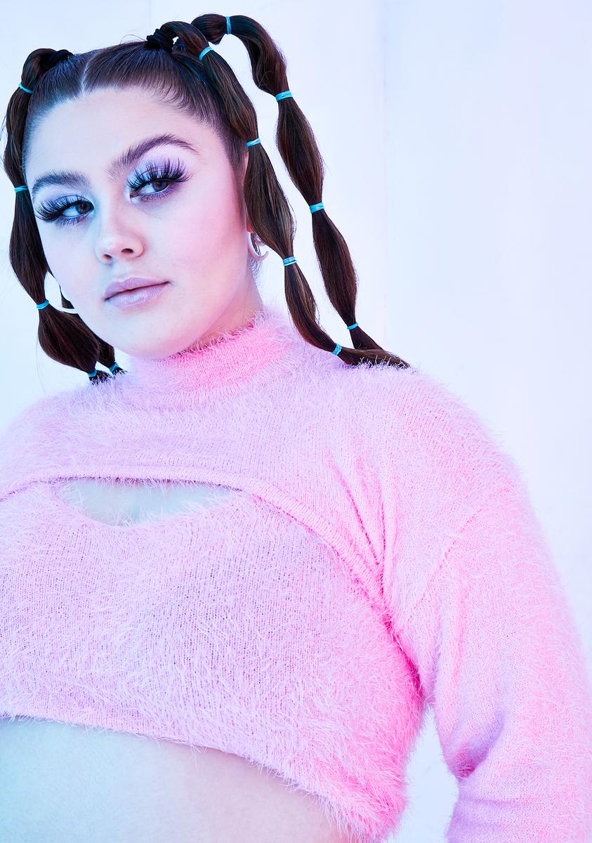 Her Sugar Coated Dreams Fuzzy Shrug