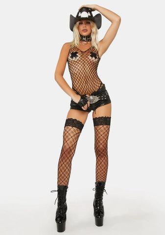Sweet Revenge Fishnet Bodysuit