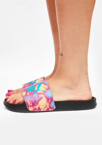 Leadcat Tie Dye Slide Sandals