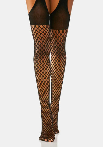 You're Mine Suspender Tights