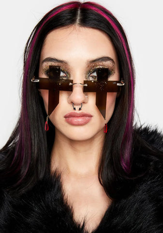 Black Cross #2 Sunglasses