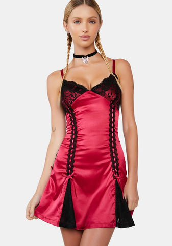 Late Night Rendezvous Slip Dress